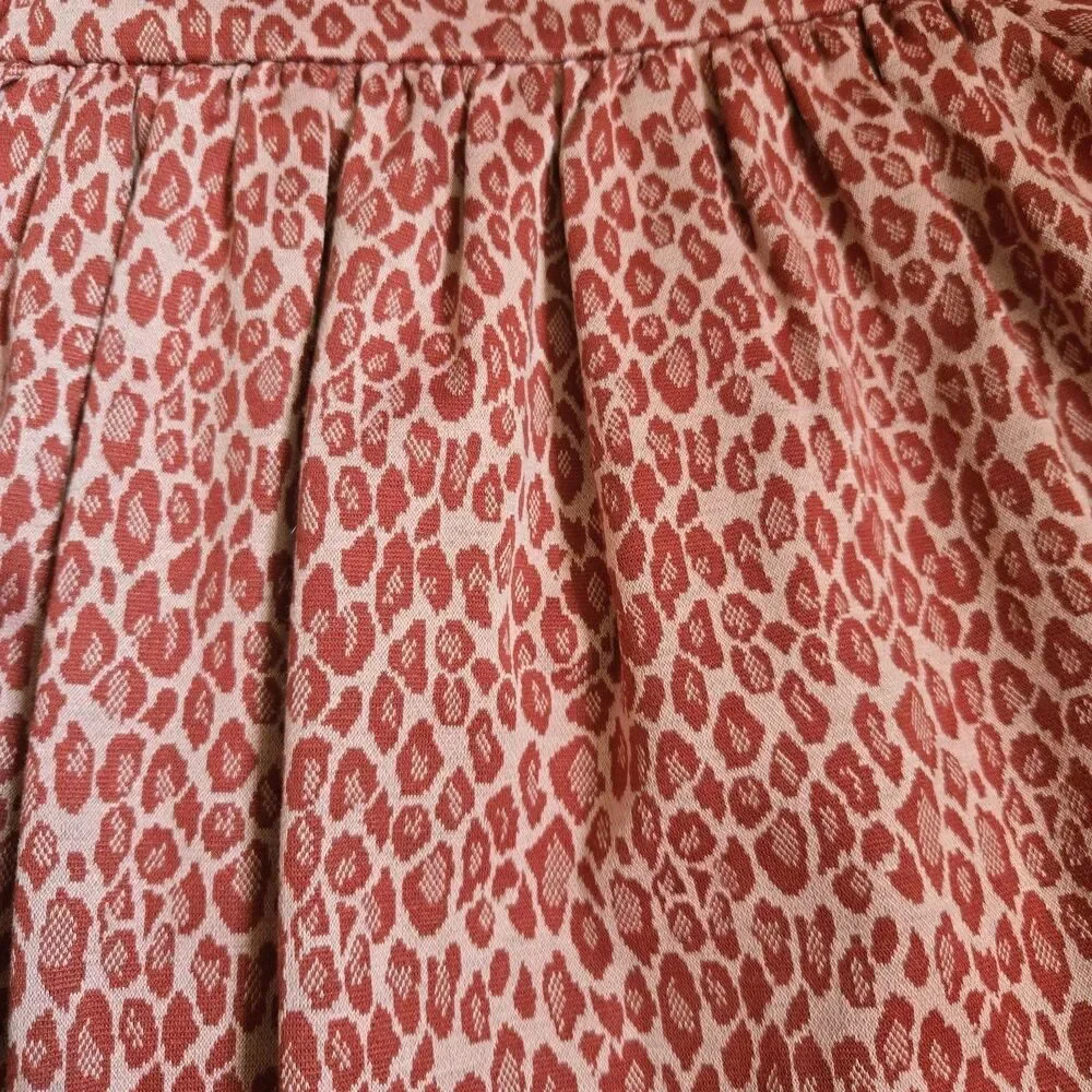 Bonnie Jean Red Leopard Dress Toddler Girl 2T NWT Long Sleeve Animal Print